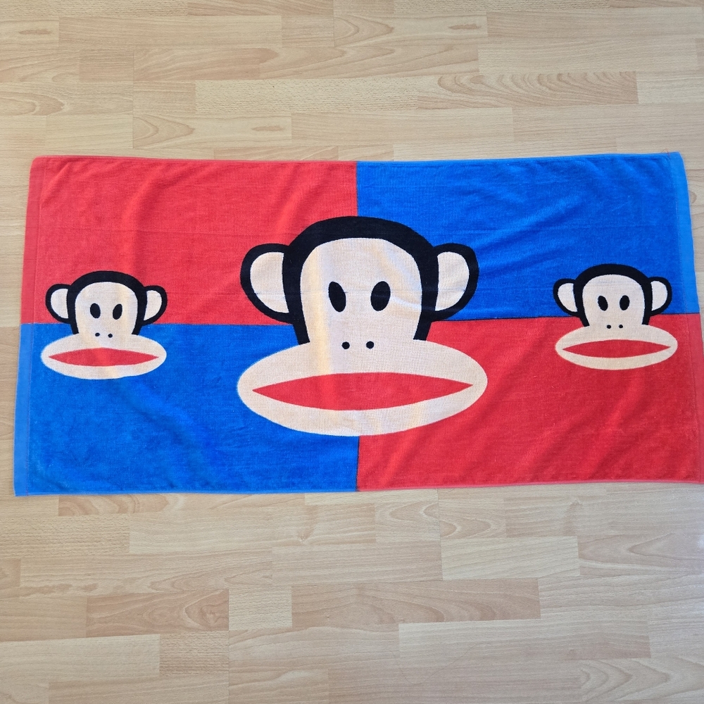 Brand New y2k 90s 2000s Colorful Monkey Towel
